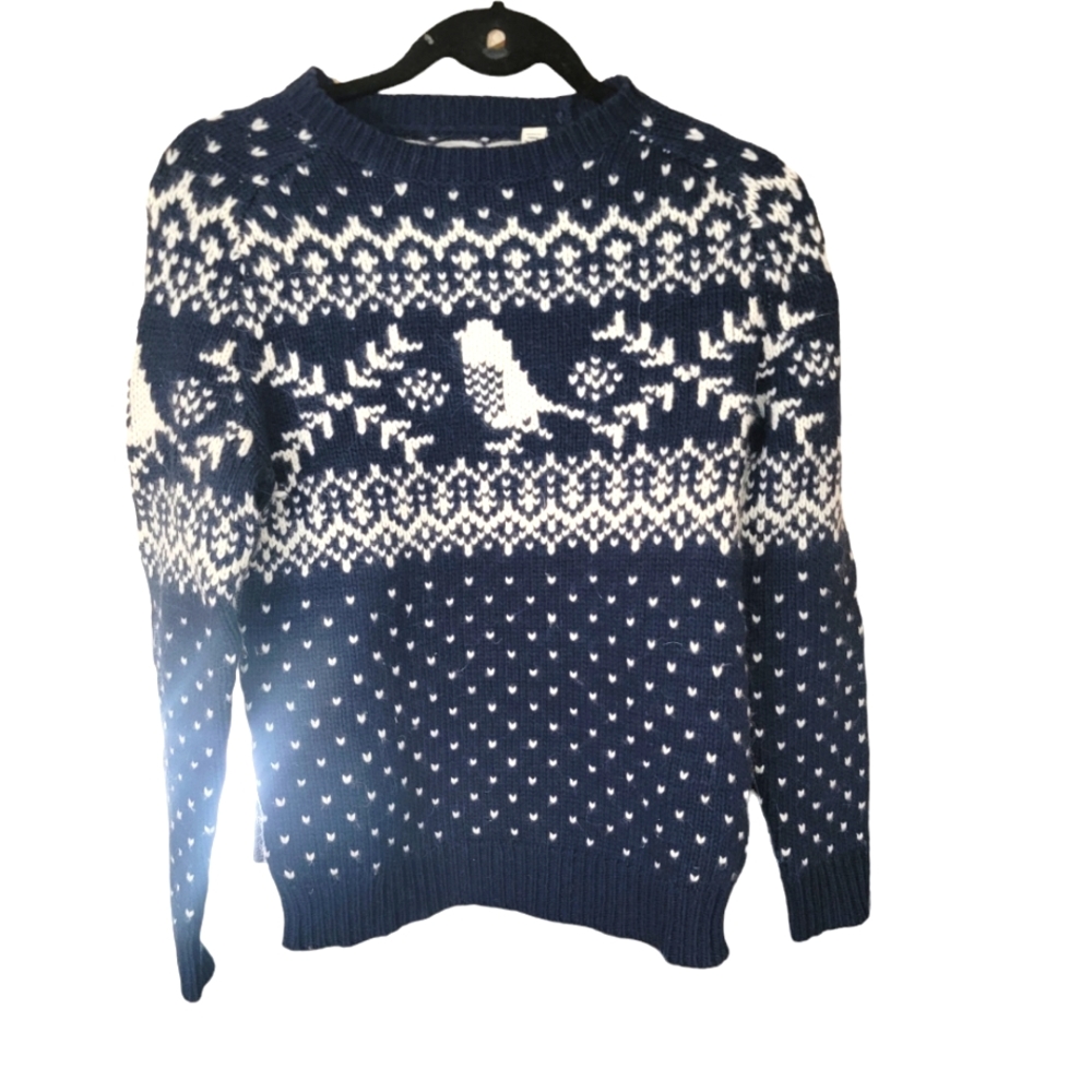 Jack Wills Snowflake and Bird Sweater